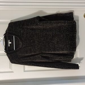 Seven7 Dark Brown/Gray Chenille Sweater - Very Soft
